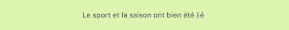 Confirmation ajout saison sport