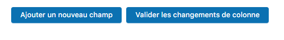 Bouton Ajouter un nouveau champ