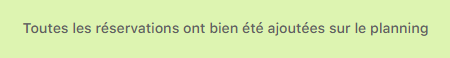 Confirmation de transfert