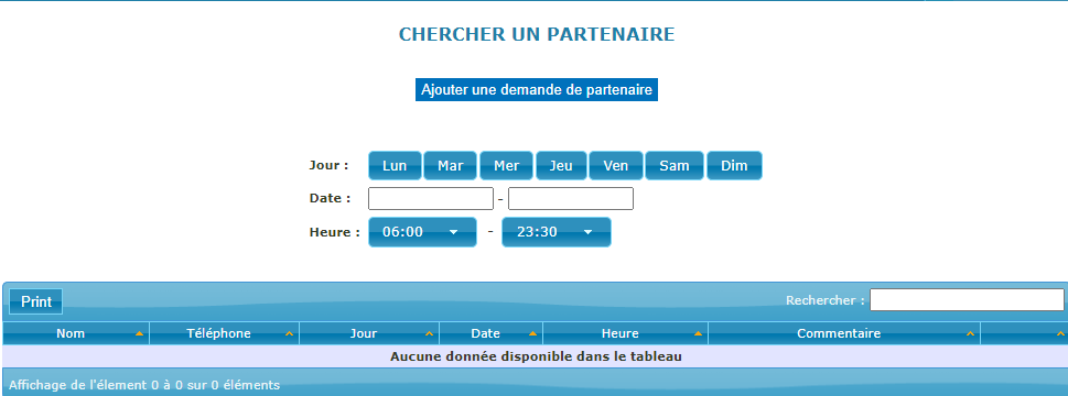 Formulaire de recherche